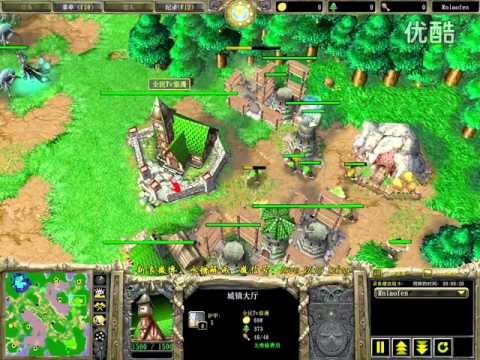 【戒灵神的陨落】魔兽争霸 Wfz VS Romantic 冰糖解说 超清