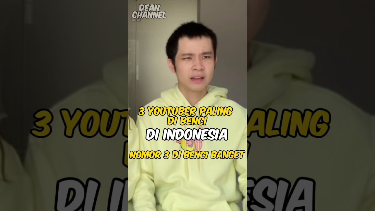 3 Most Hated Youtubers in Indonesia (Number 3 is really hated) #shorts