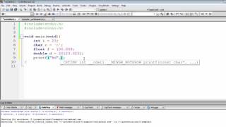 C Programming Tutorial | Integer Format Specifier &amp; Variable in Printf |  Chap-2 | Part-9