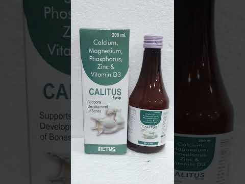 Calcium magnesium zinc vitamin d3 syrup, 200 ml