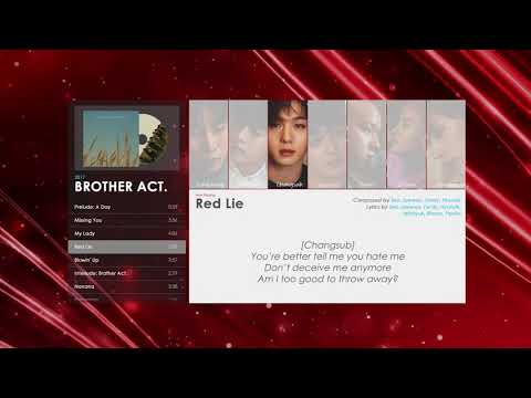 [Eng Lyrics] BTOB 비투비 - Red Lie 새빨간 거짓말 | Brother Act. (2017)