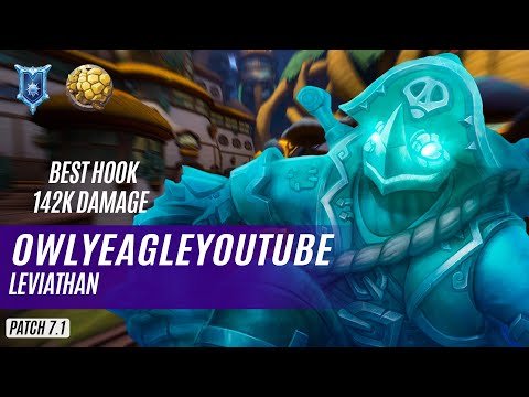 BEST HOOK 142K DAMAGE OwlyEagleYouTube MAKOA PALADINS COMPETITIVE (DIAMOND) LEVIATHAN