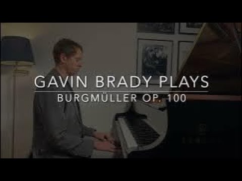 Burgmüller Etüde (Opus 100)  Nr.16 Douce plainte played by Concert Pianist Gavin Brady in 4K