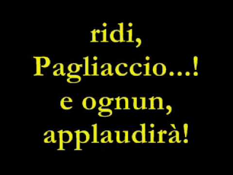 Vesti La Giubba (KARAOKE)