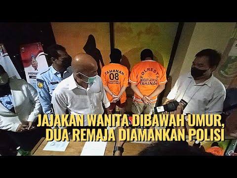 DUA REMAJA DITANGKAP POLISI JAJAKAN WANITA DIBAWAH UMUR