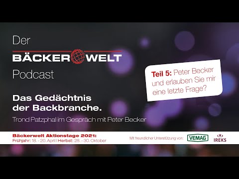 Peter Becker und erlauben Sie mir eine letzte Frage? – Trond Patzphal im Gespräch mit Peter Becker