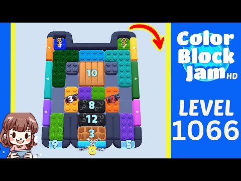 Color Block Jam Level 1066 Solution Walkthrough