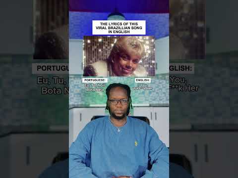 The Lyrics Of This Viral Brazillian Song Translated In English: Predador de Perereca (1982) #shorts