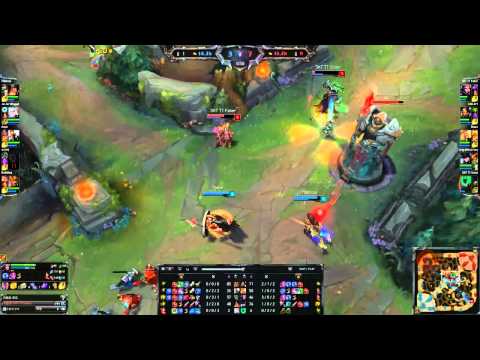 SKT T1 Faker - LeBlanc highlights vs. Galio - Korean SoloQ - Season 2015 - League of Legends