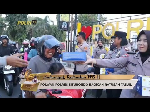 POLWAN POLRES SITUBONDO BAGIKAN RAUSAN TAKJIL