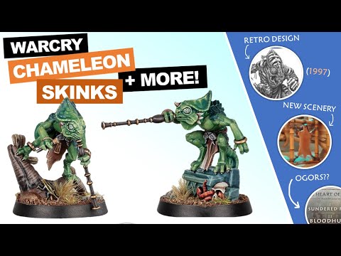 Exciting details! Warcry Seraphon & Scenery | Chameleon Skinks arrive