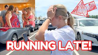 RUNNING LATE TO THE GRAD PARTY!!! | Family 5 Vlogs
