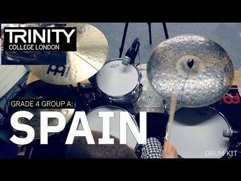 Grade 4 Group A: 'Spain' - C Corea & J Rodrigo arr. C Tracey (TCL Drum Kit 2020-2023)