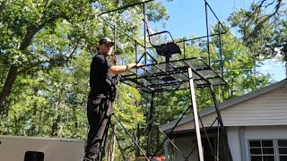 Unboxing, assembly, and first thoughts on muddy quad deer hunting stand