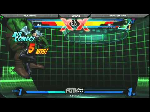 FGTVLive UMvC3 (4/21/12) Sessions - PR Balrog Vs. Bronson Tran FT3 Set 4