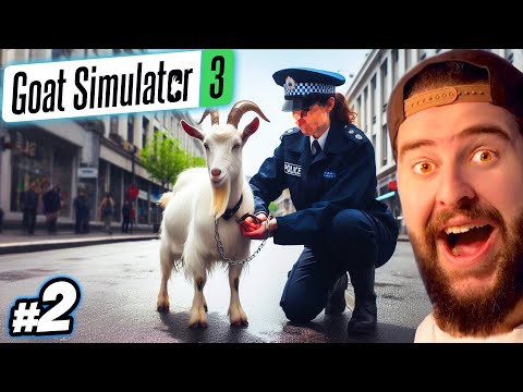 I'M ARRESTED for Excessive Insanity | GOAT SIMULATOR 3 #2