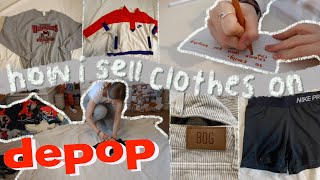 how to SELL on DEPOP FAST! *shipping, listing, packaging + top tips*