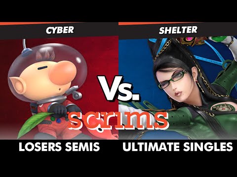 Scrims Showdown 45 Losers Semis - Cyber (Olimar) Vs. Shelter (Bayonetta) SSBU Ultimate Tournament