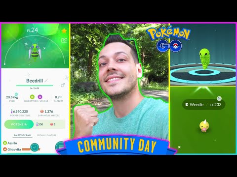 Community Day Weedle | 15+ *Shiny* - Pokémon GO ITA