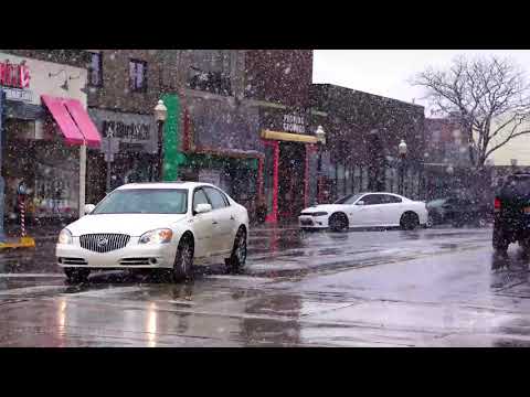 04-15-2020 Royal Oak, MI - Heavy Burst of April Snow