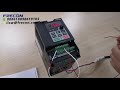 How to use butoon control speed how to set  Frecon  VFD VSD frequency inverter ac drive