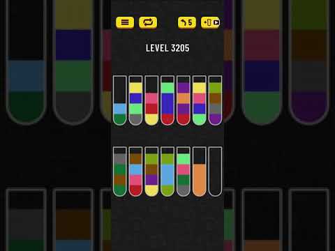 water sort puzzle level 3205