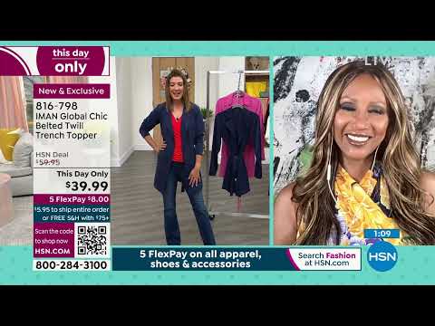 HSN | IMAN Global Chic Fashions 03.11.2023 - 10 PM
