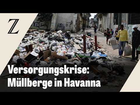 Kuba im Ausnahmezustand: Treibstoffmangel stoppt Müllabfuhr