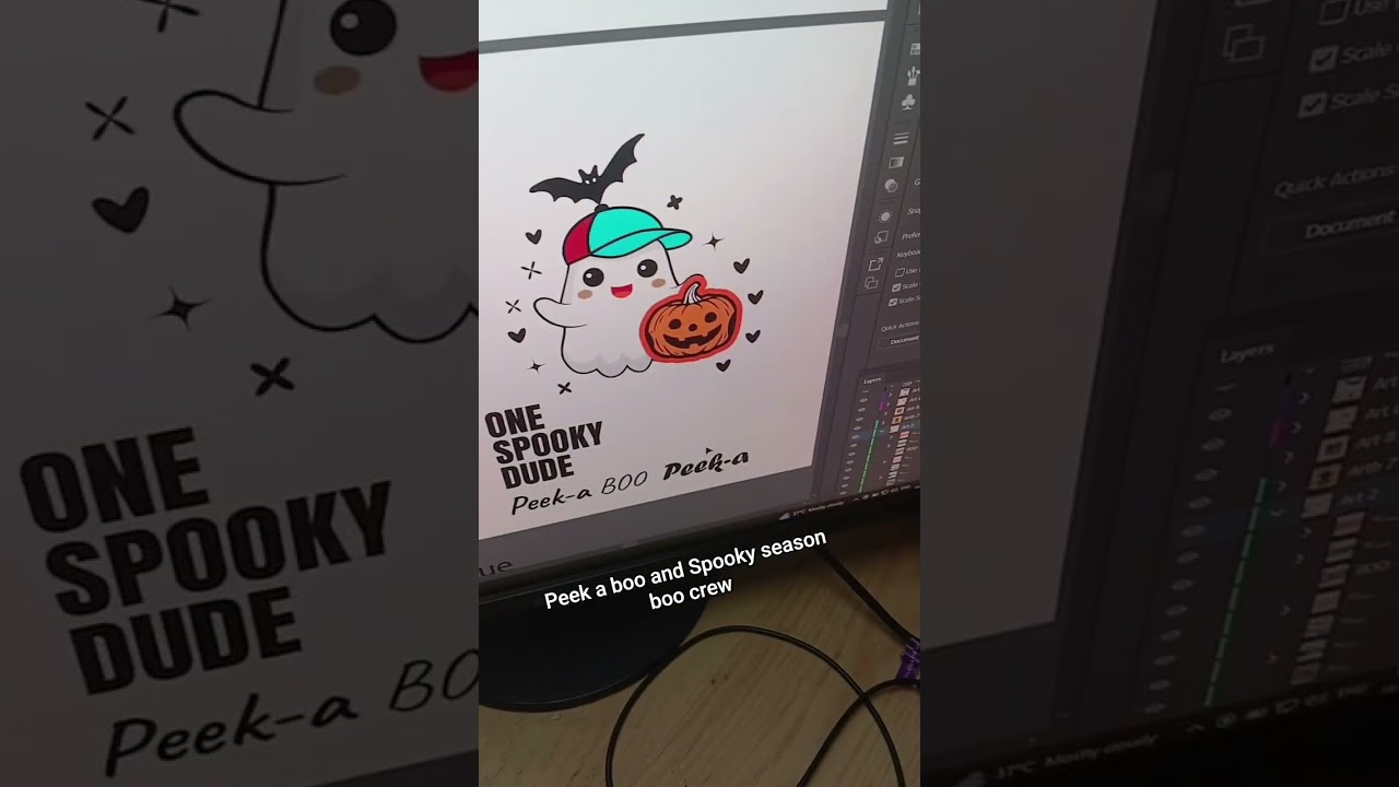 Peek a boo and Boo Crew Vector Art Digital Printable on Sale on Etsy #myowncreation