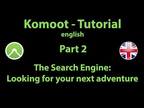 Komoot tutorial for english users - Part 2 - The Search Engine Video