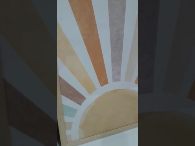 Vídeo relacionado con Putuo Decor Set 3 Cuadros Pared Abstractos Terracota Beige, Hojas botánicas Arco geométrico, Marco Efecto Madera, Estilo Boho Moderno, salón Dormitorio recibidor Oficina