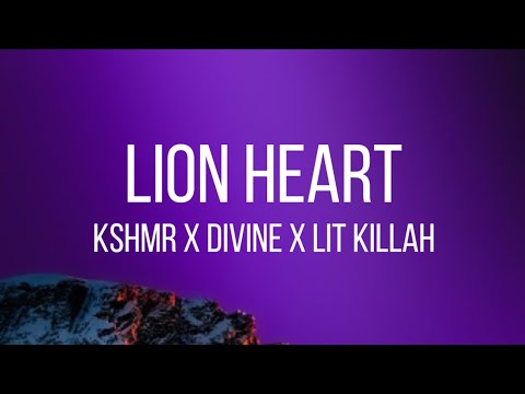KSHMR x DIVINE x LIT killah – Lion Heart (ft. Jeremy Oceans & KARRA) Lyrics video (#360RA)