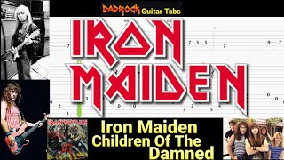 Children Of The Damned - Iron Maiden - Guitar + Bass TABS Lesson