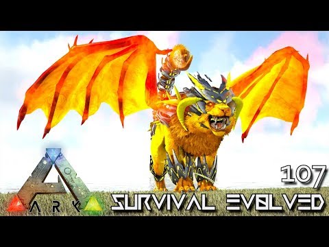 ARK: SURVIVAL EVOLVED - MYTH MANTICORE EMPEROR & TEK POISON E107 !!! ( ARK EXTINCTION CORE MODDED )