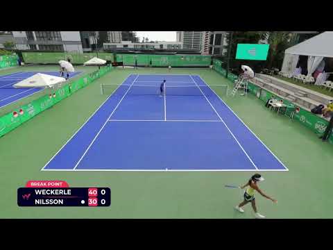 LUX Marie Weckerle vs SWE Lea Nilsson Q2 W50 Funchal 09 November 2025 Portugal