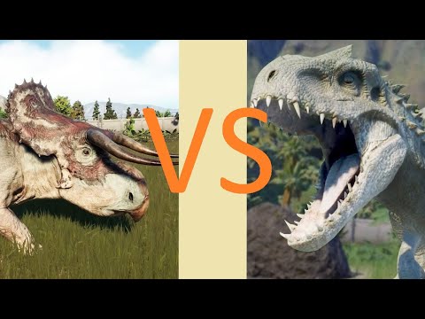 Indominus rex vs Nasutoceratops