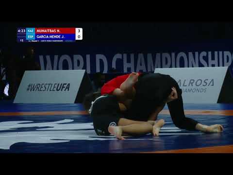 Round 1 Women's GP No-Gi - 56 kg: N. MUNAITBAS (KAZ) v. J. GARCIA MENDE (ESP)