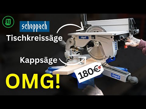 SCHEPPACH MITRE SAW and TKS for 180 EURO: Honestly, this COMBINATION MACHINE is... | Jonas Winkler