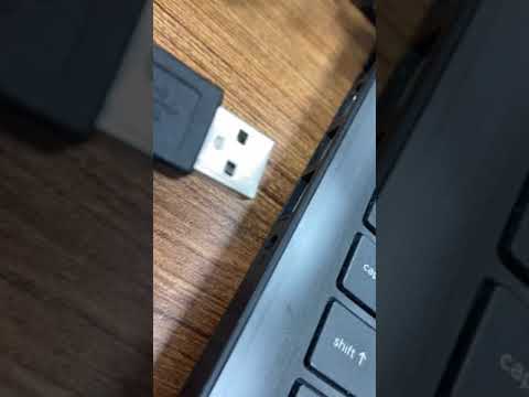 Usb cable to port by using camera
