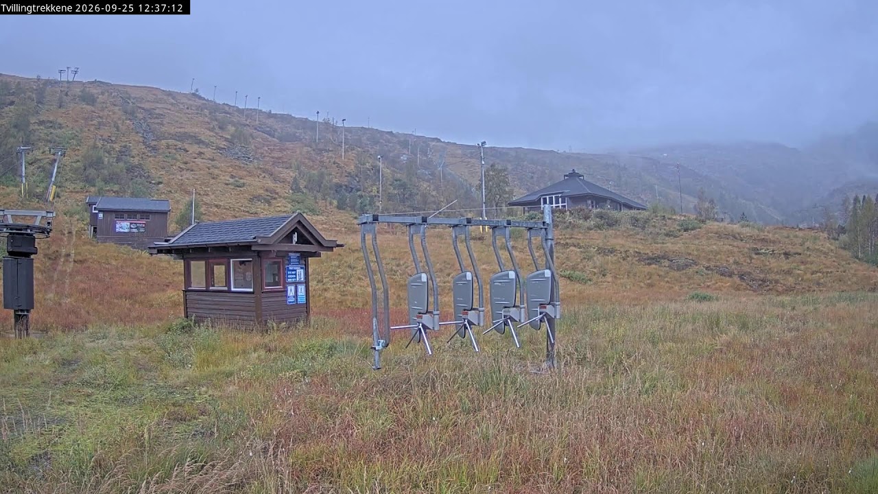 Oppdatert bilde fra webkamera på Kvamskogen