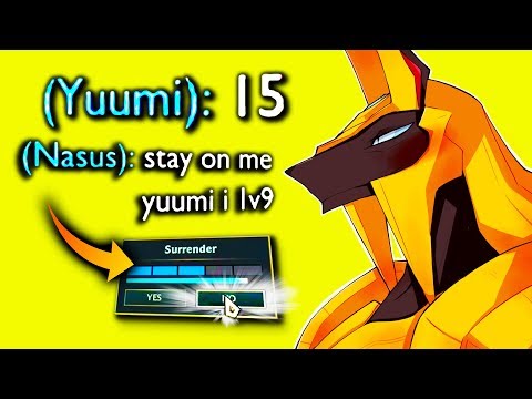 my team didn't believe in the LATE GAME GOD NASUS