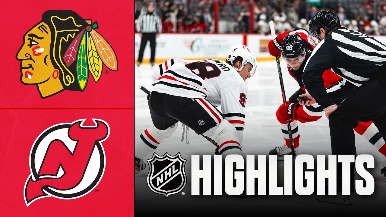 Blackhawks vs. Devils | NHL Highlights | March 29, 2026