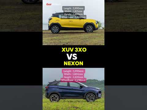Tata Nexon vs Mahindra XUV 3XO 2026 ? Size, Space & Price Comparison | Best Compact SUV?