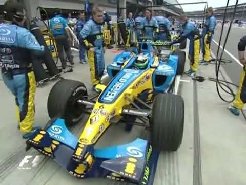 A few James Allen F1 race starts (2003-2006)
