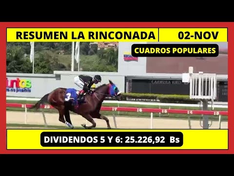 RESUMEN COMPLETO👉LA RINCONADA INH HOY DOMINGO 02 DE NOVIEMBRE DE 2025