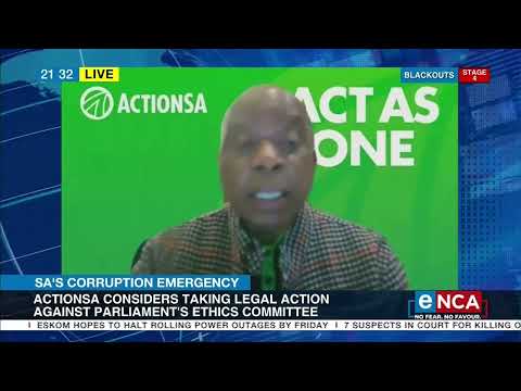 ActionSA considers taking legal action against Parliament's Ethics Committee