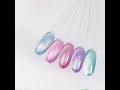 Komilfo 9D Cat's eye 003 gel varnish (purple-copper, magnetic), 8 ml