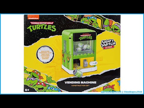 Teenage Mutant Ninja Turtles Snap & Switch Construction Set Vending Machine