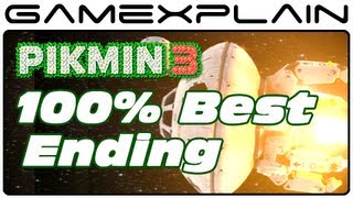 Pikmin 3: Best Ending (100% All Fruit!) & Credits (1080p English - SPOILERS!)