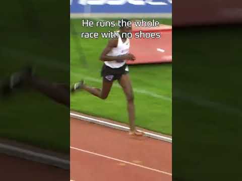 Conseslus ‘barefoot’ Kipruto 🦶🙌 #DiamondLeague 💎 #ZurichDL🇨🇭 #shorts